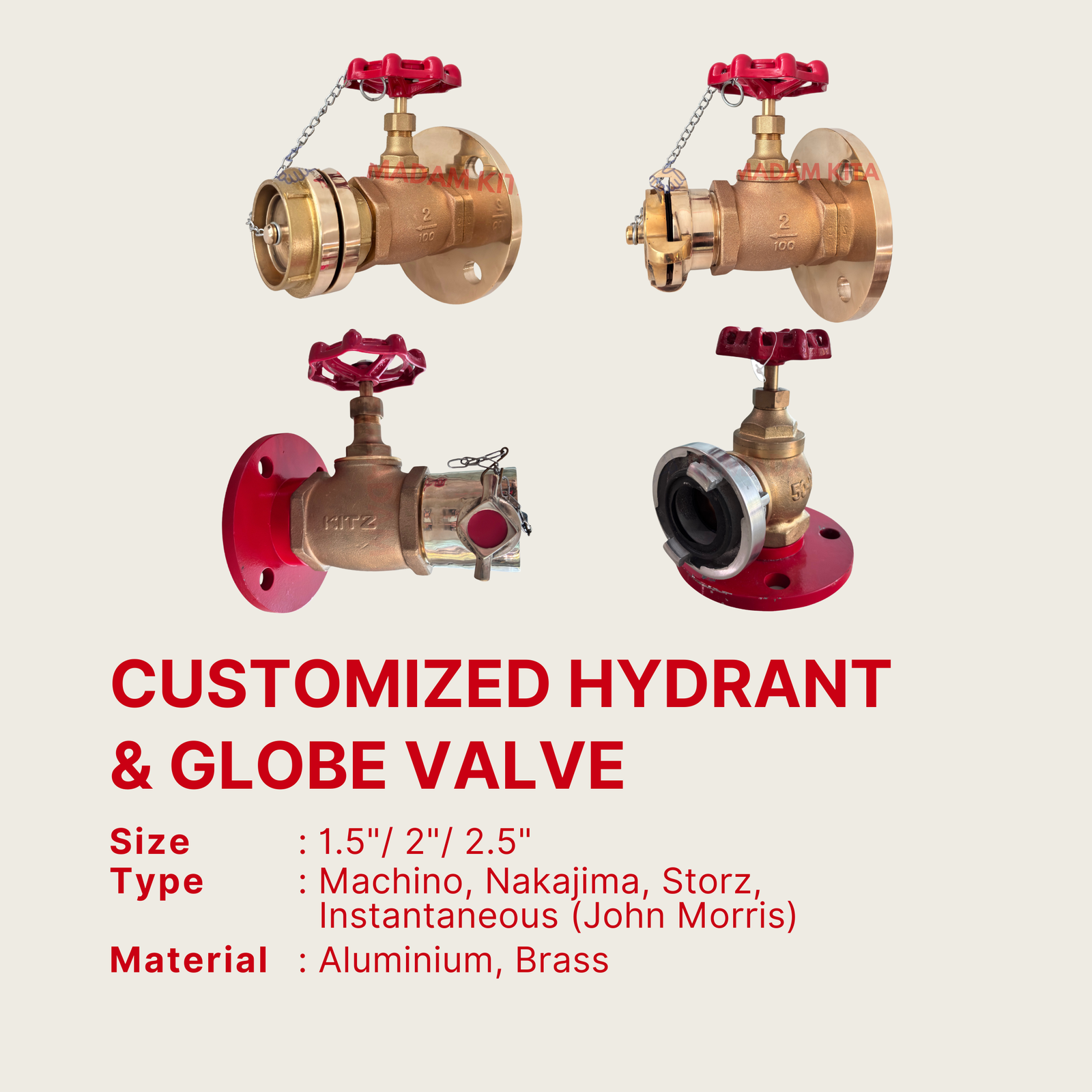 hydrant valve dan globe valve